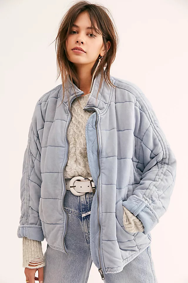 Dolman Quilted Knit Jacket | Free People (Global - UK&FR Excluded)