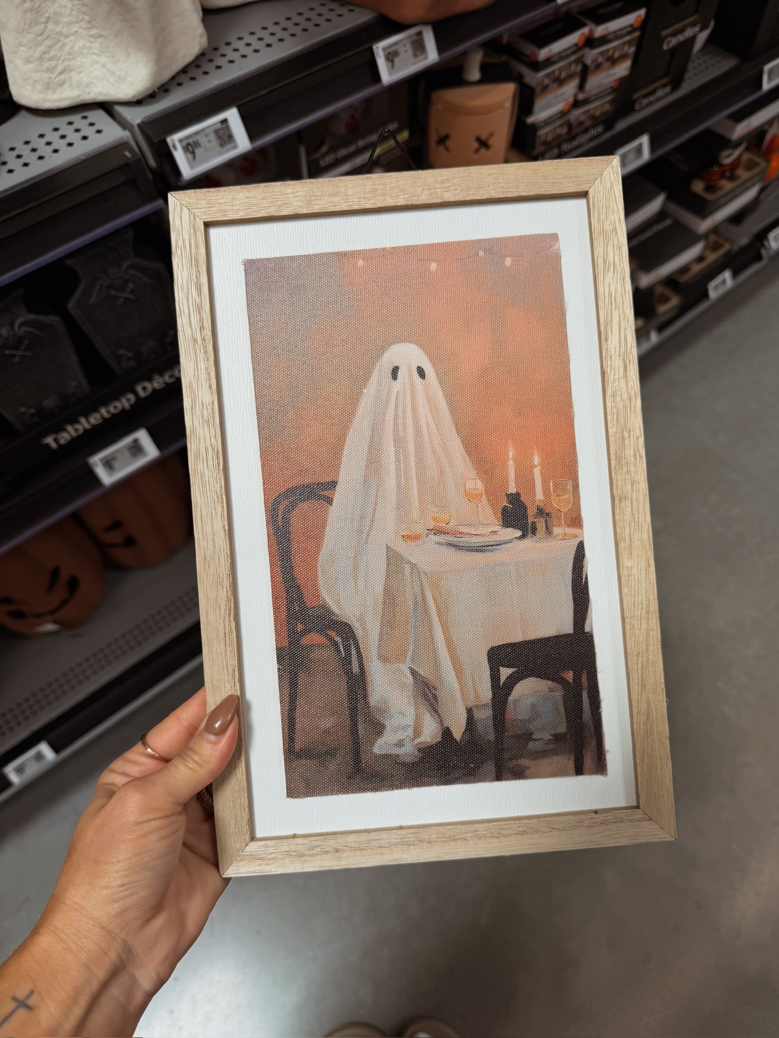 Ghost painting for the kitchen 👻

#LTKdayinmylife #LTKHome #LTKSeasonal