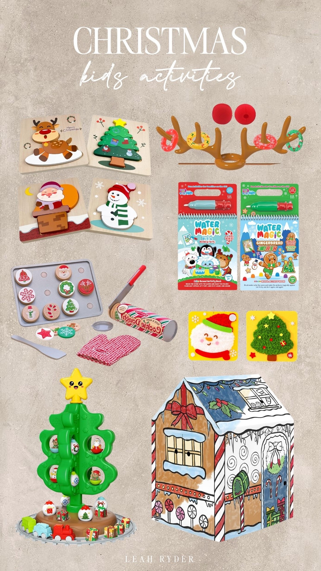 These Christmas kids activities include sensory toys, holiday crafts, and boredom busters that keep little ones entertained. Holiday activity sets like water reveal books, felt boards, and Christmas puzzles support learning through play. DIY cookie decorating kits and reindeer games make perfect Christmas Eve box fillers. These Christmas activities for kids are easy, screen-free, and ideal for toddlers, preschoolers, and young kids.

#LTKKids #LTKGiftGuide #LTKHoliday