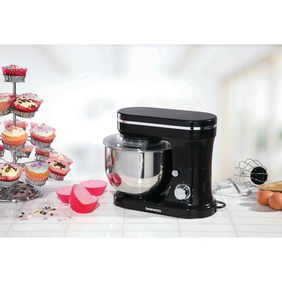 6-Speed 5L Stand Mixer With Bowl Dishwasher Safe | Wayfair UK