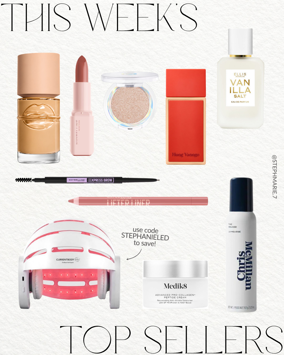 This week’s top sellers! A little bit of everything made the list, from everyday makeup favorites and fall fragrance to skincare and one of my favorite at-home beauty tools. So many tried-and-true favorites here! 

 #LTKSeasonal #LTKOver40 #LTKBeauty