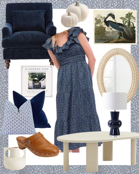 Pretty blue home and fashion finds! This accent chair is a fun way to add color to your seating area ✨

Gap, Etsy, Amazon, Amazon home, target, target home, H&M, budget friendly home decor, fashion, fashion finds, blue dress, dress, maxi dress, clogs, shoe, date night, outfit, outfit finds, accent pillow, costal art, mirror, table lamp, coffee table, coffee table book, pumpkins, faux pumpkins, fall decor, fall, seasonal decor, accent chair, velvet chair, blue chair, living room, family room, coastal home decor, traditional home decor 

#LTKhome #LTKSeasonal #LTKstyletip