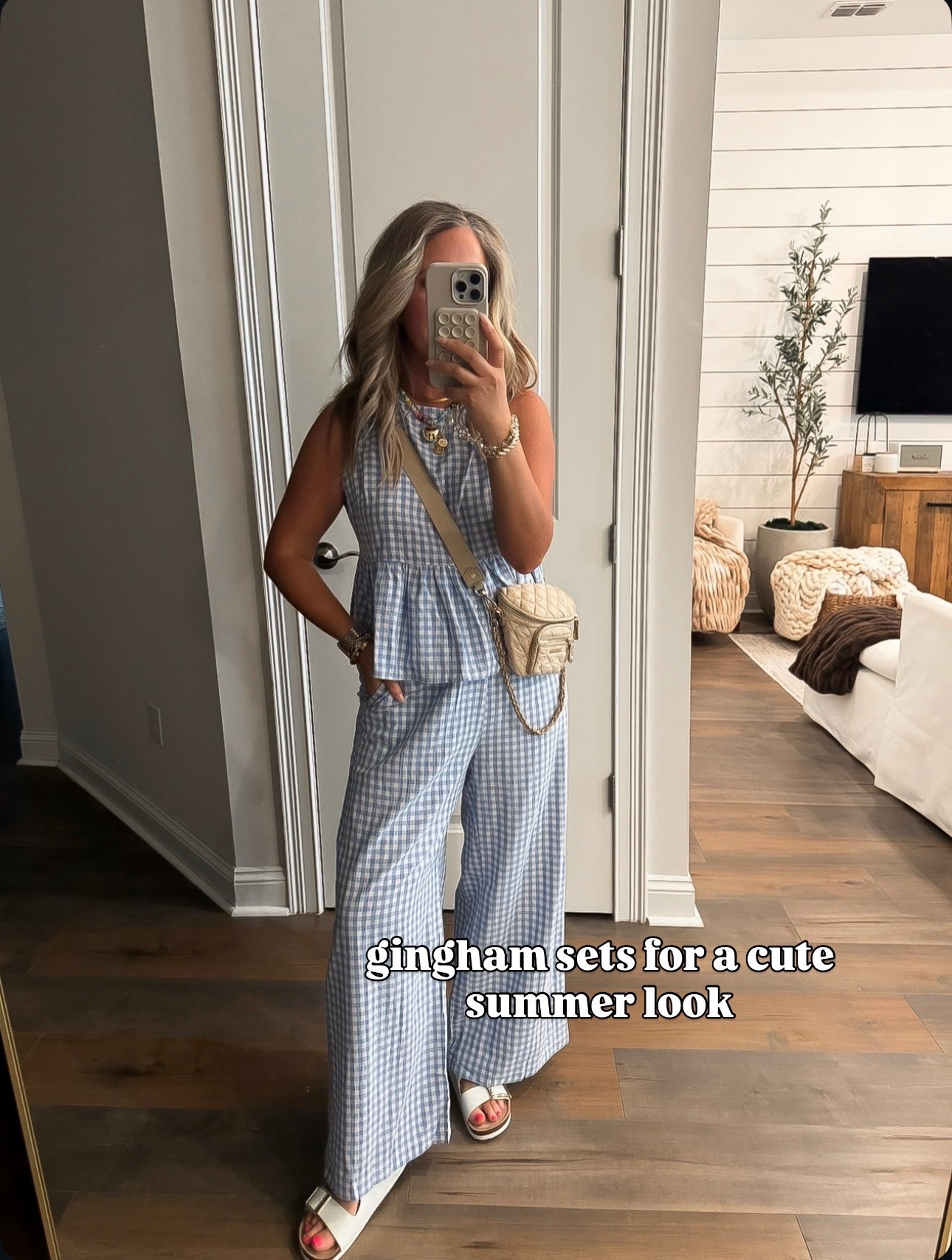 Amazon fashion Amazon finds summer outfit spring outfit blue gingham two piece set size medium
July 4th outfit

#LTKOver40 #LTKPetite