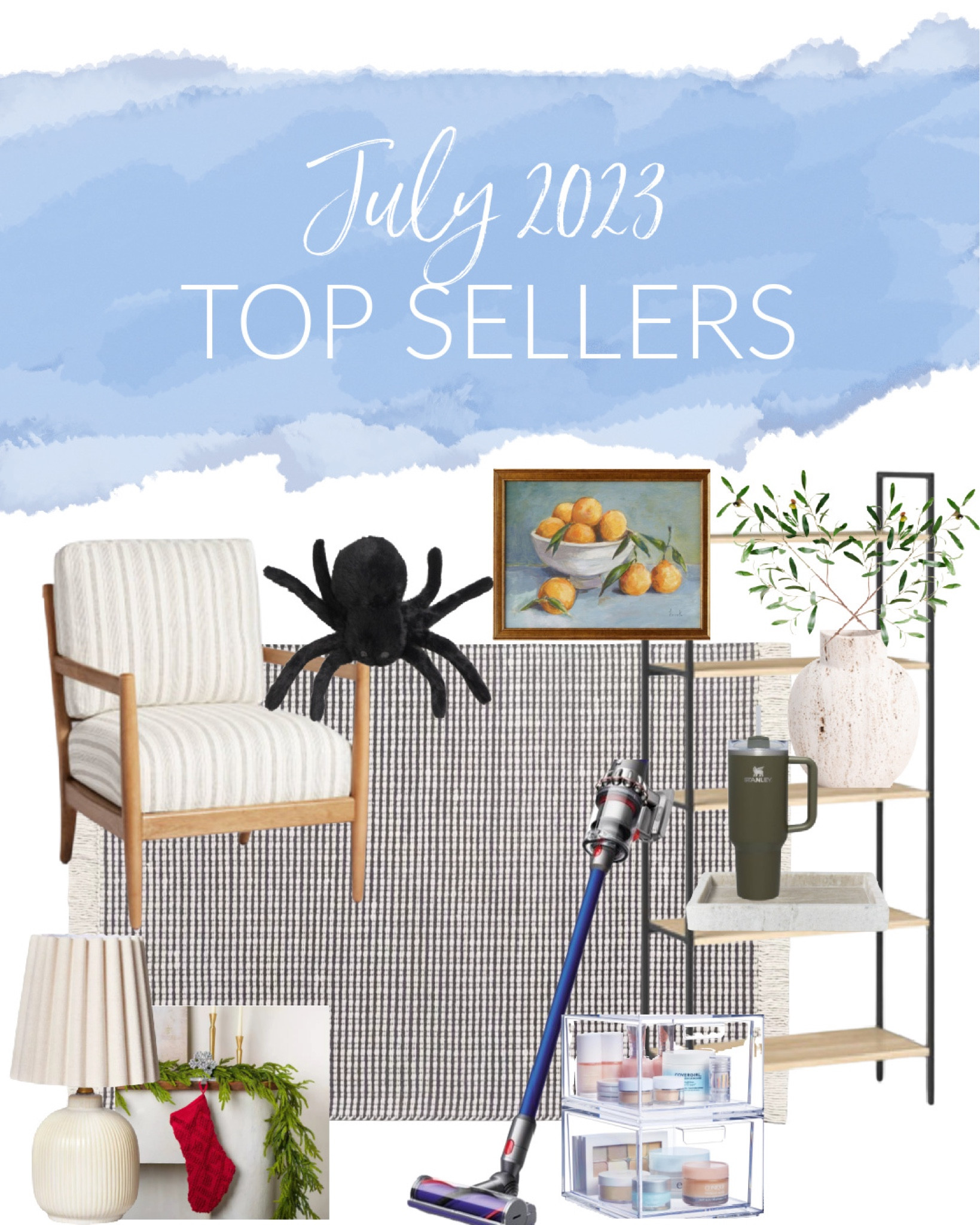 Homemaking was again the theme for July! We worked on a lot of room makeovers and decorating with neutral decor, but we’ve also already begun planning for holiday decorating coming up! Halloween & Christmas decor is currently being stocked in stores, so now is the time to get it before it’s gone! I’ve gathered our favorites all in one place, here’s a round up of everything we’ve been loving in July!

#LTKhome #LTKFind #LTKSeasonal