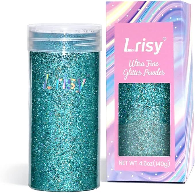 Lrisy Holographic Extra Fine Glitter Powder with Shaker Lid, Craft Glitter Sequins for Epoxy Resi... | Amazon (US)