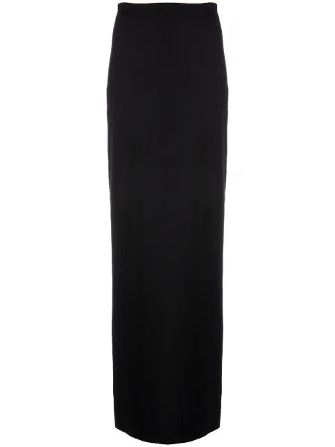 Rosetta Getty rear-slit Maxi Skirt - Farfetch | Farfetch Global