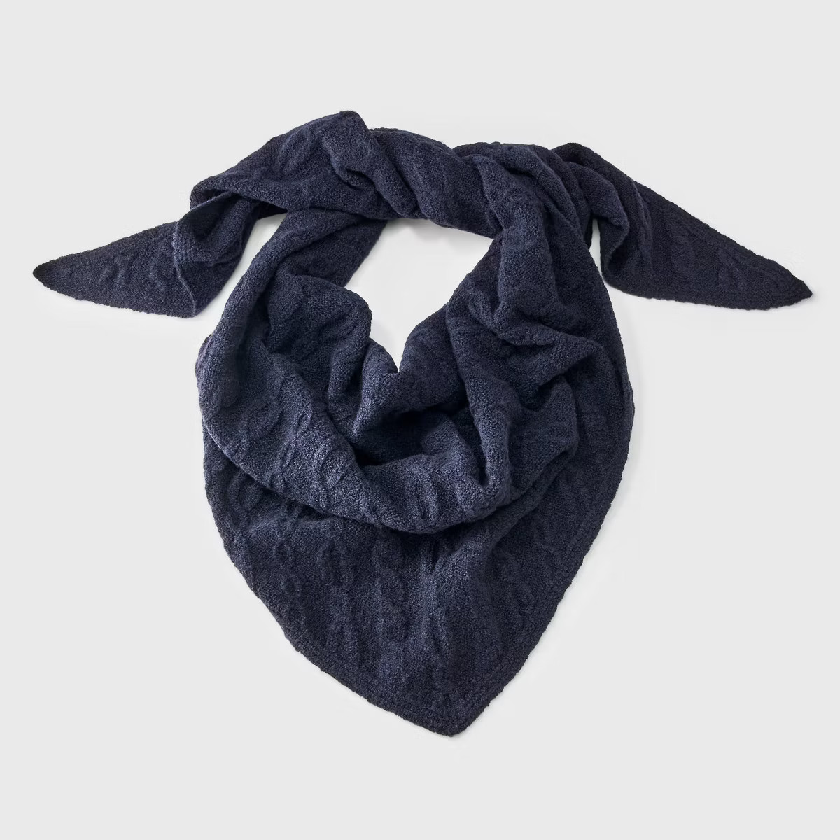 Cozy Alpine Oversized Cable Triangle Scarf - Universal Thread™ | Target