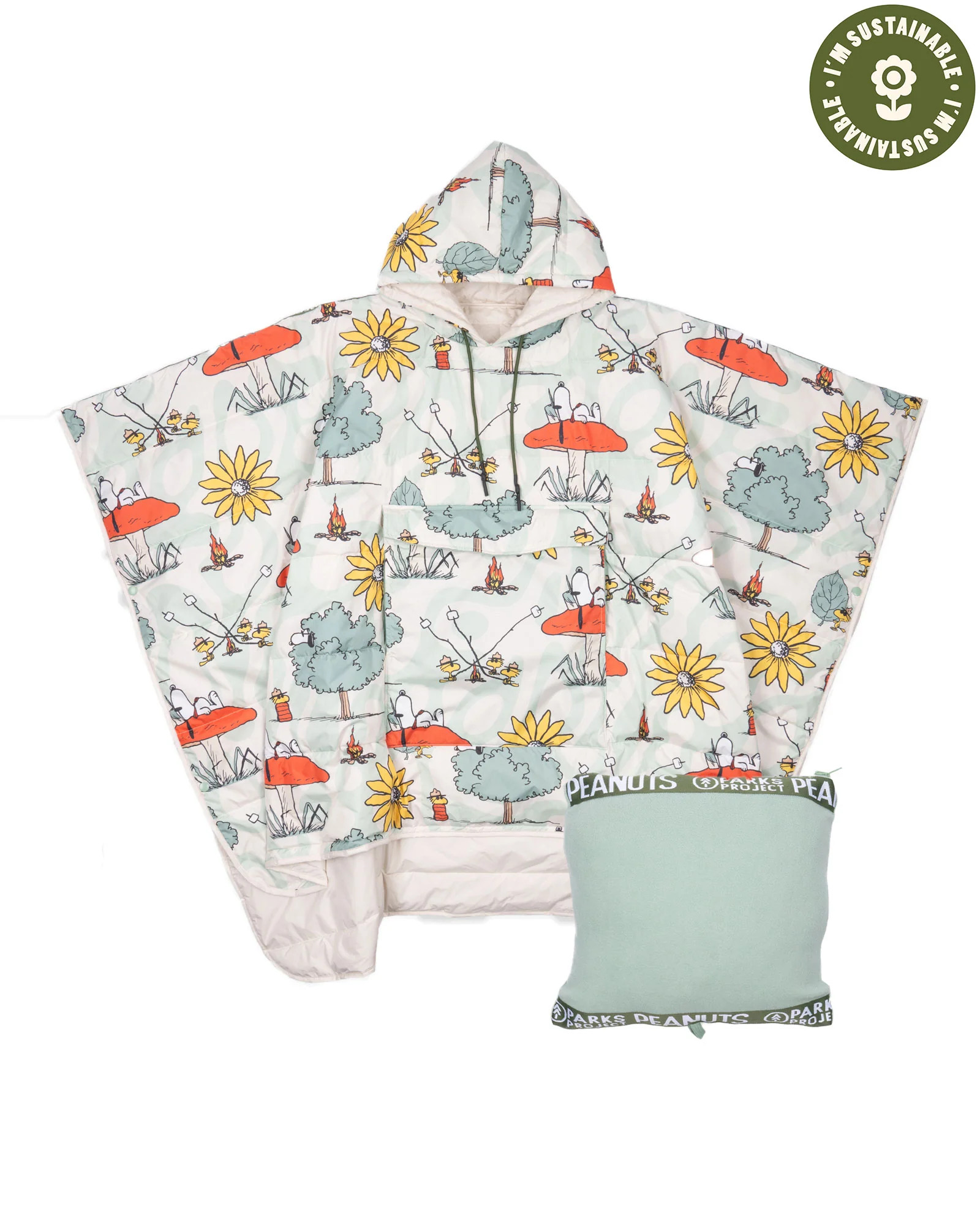 Peanuts x Parks Project 3-in-1 Packable Poncho | Parks Project