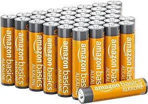 Amazon Basics 36-Pack AAA Alkaline High-Performance Batteries, 1.5 Volt, 10-Year Shelf Life | Amazon (US)