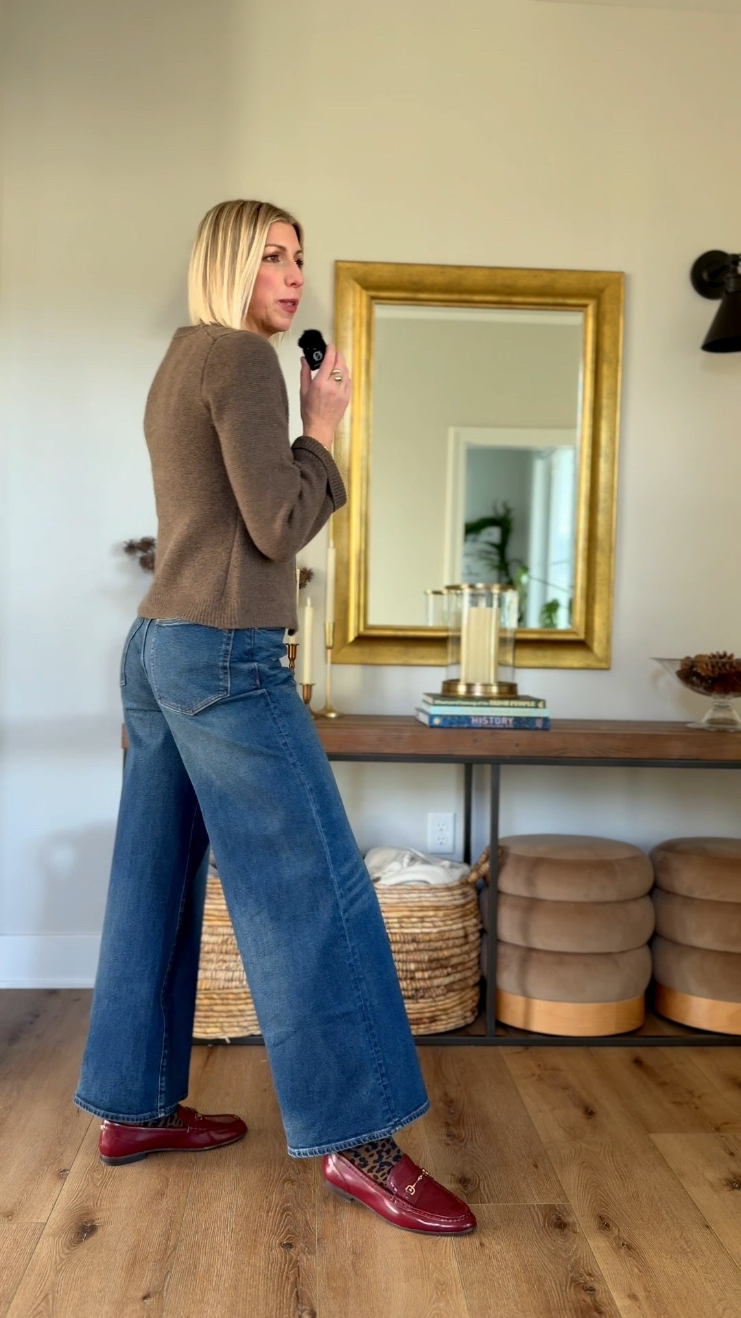 Styling loafers with cropped wide leg jeans can be tricky in the winter, but add a fun pop of print and keep your feet and ankles warm with a pair of socks! 
Here are a few of my favorite pairs 👏🏻

#LTKShoeCrush #LTKGiftGuide #LTKOver40