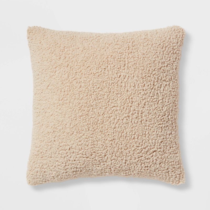 Euro Traditional Cozy Sherpa Fur Decorative Throw Pillow - Threshold™ | Target