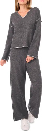 V-Neck Sweater & Pants Set | Nordstrom