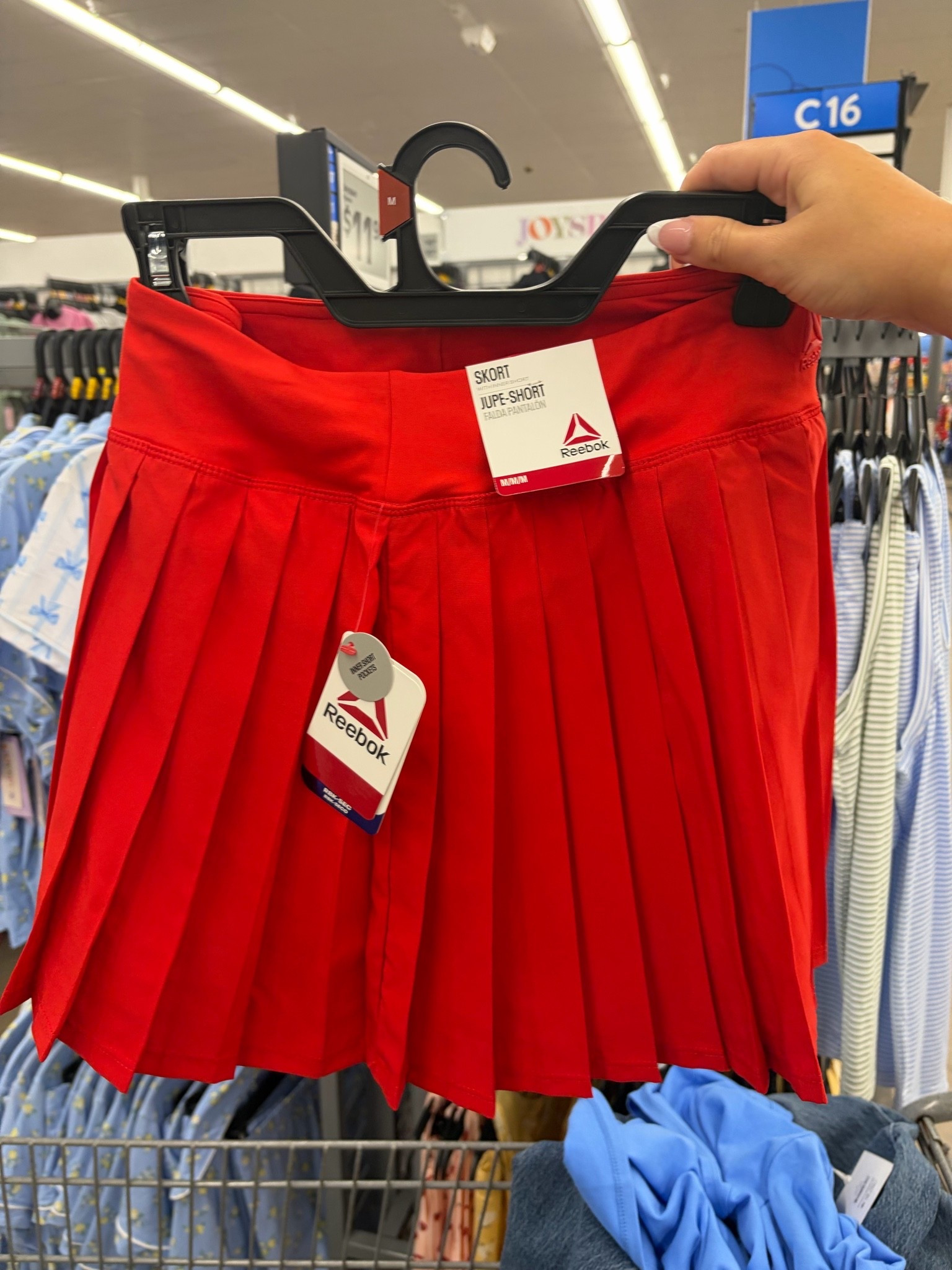 Serving sporty and cute ❤️✨ This red skirt is such a fun pop of color for summer and looks way more expensive than it is. Perfect for errands, brunch, tennis-core vibes, or a casual day out! #LTKFinds #WalmartFashion #SummerStyle #RedSkirt #AffordableFashion