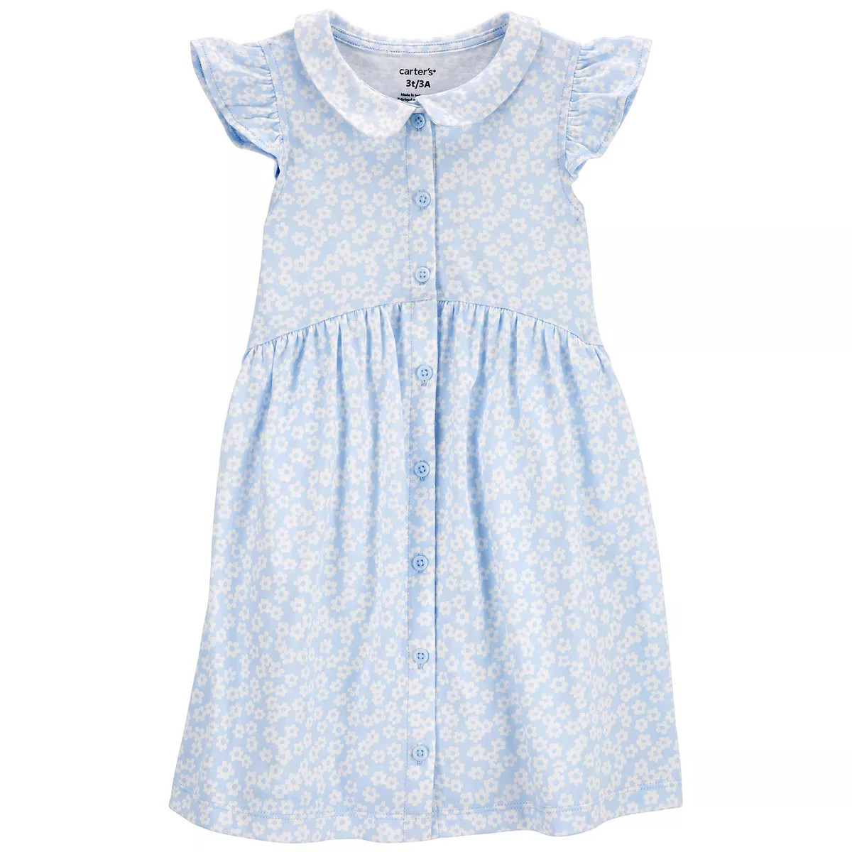 Toddler Girl Carter's Floral Button-Front Dress | Kohl's
