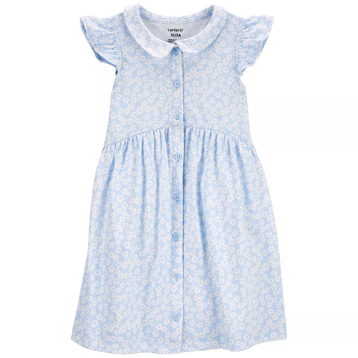 Toddler Girl Carter's Floral Button-Front Dress | Kohl's