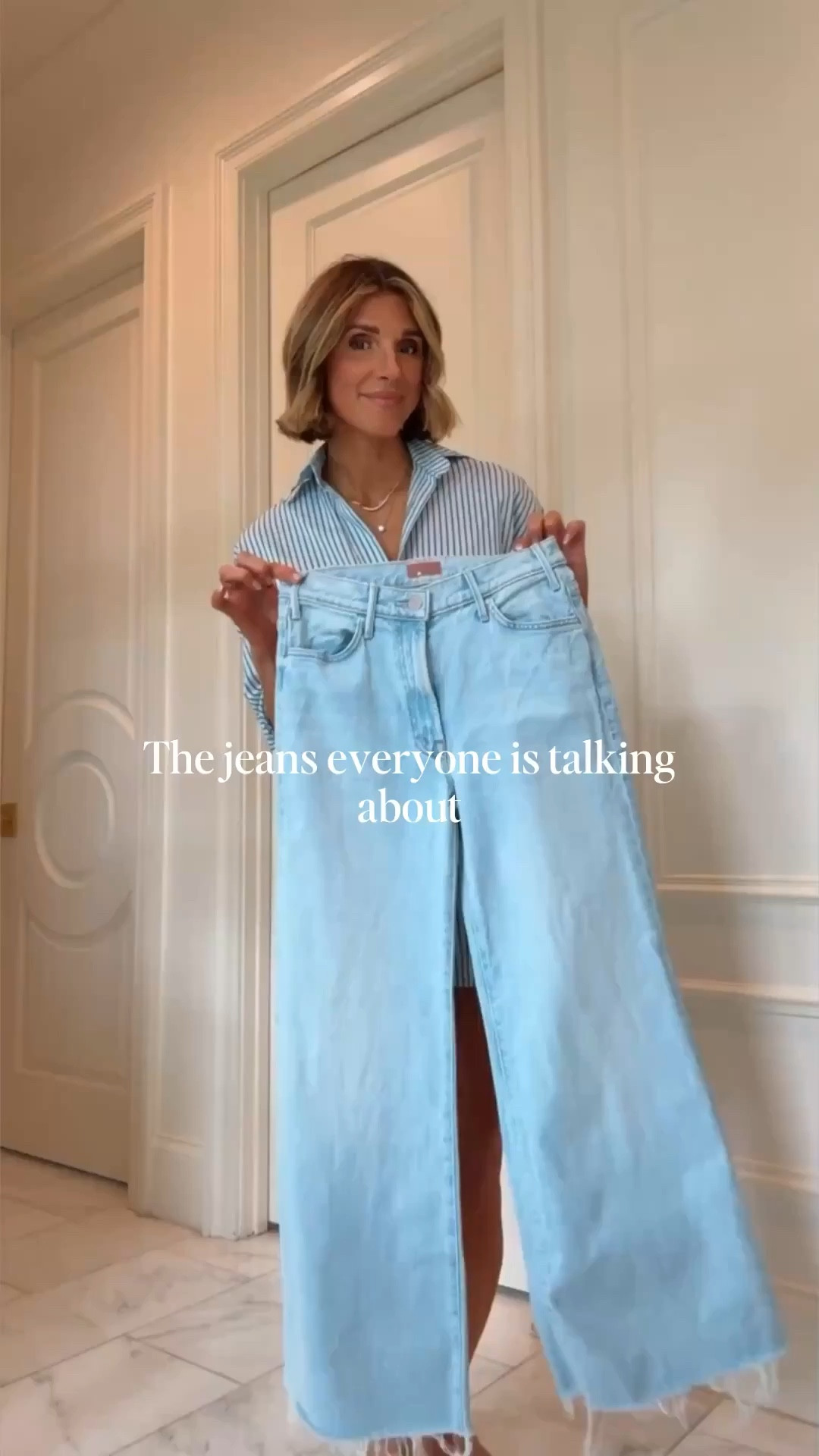 The jeans everyone is talking about! I'm 5'7 here and showing both the petite and regular sizes on. Jeans fit tts wearing size 25 in both.

#LTKootd #LTKgrwm