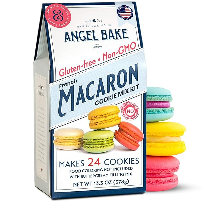 French Macaron Baking Mix Kit with Swiss Buttercream Filling - Makes 48 Shells Depends on Pastry ... | Amazon (US)
