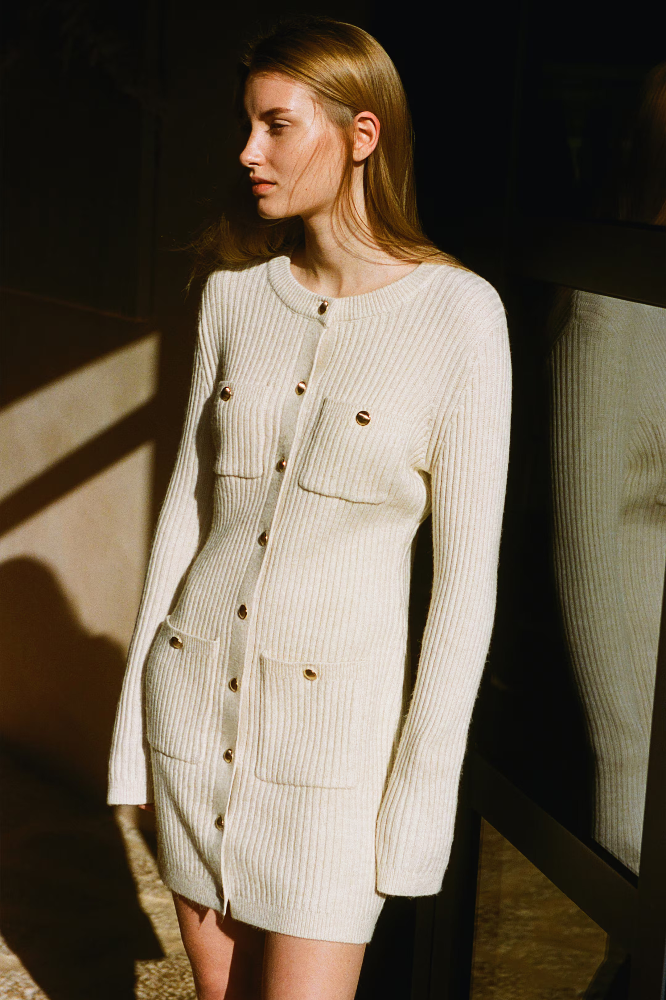 Pocket-front knitted dress | H&M (UK, MY, IN, SG, PH, TW, HK)