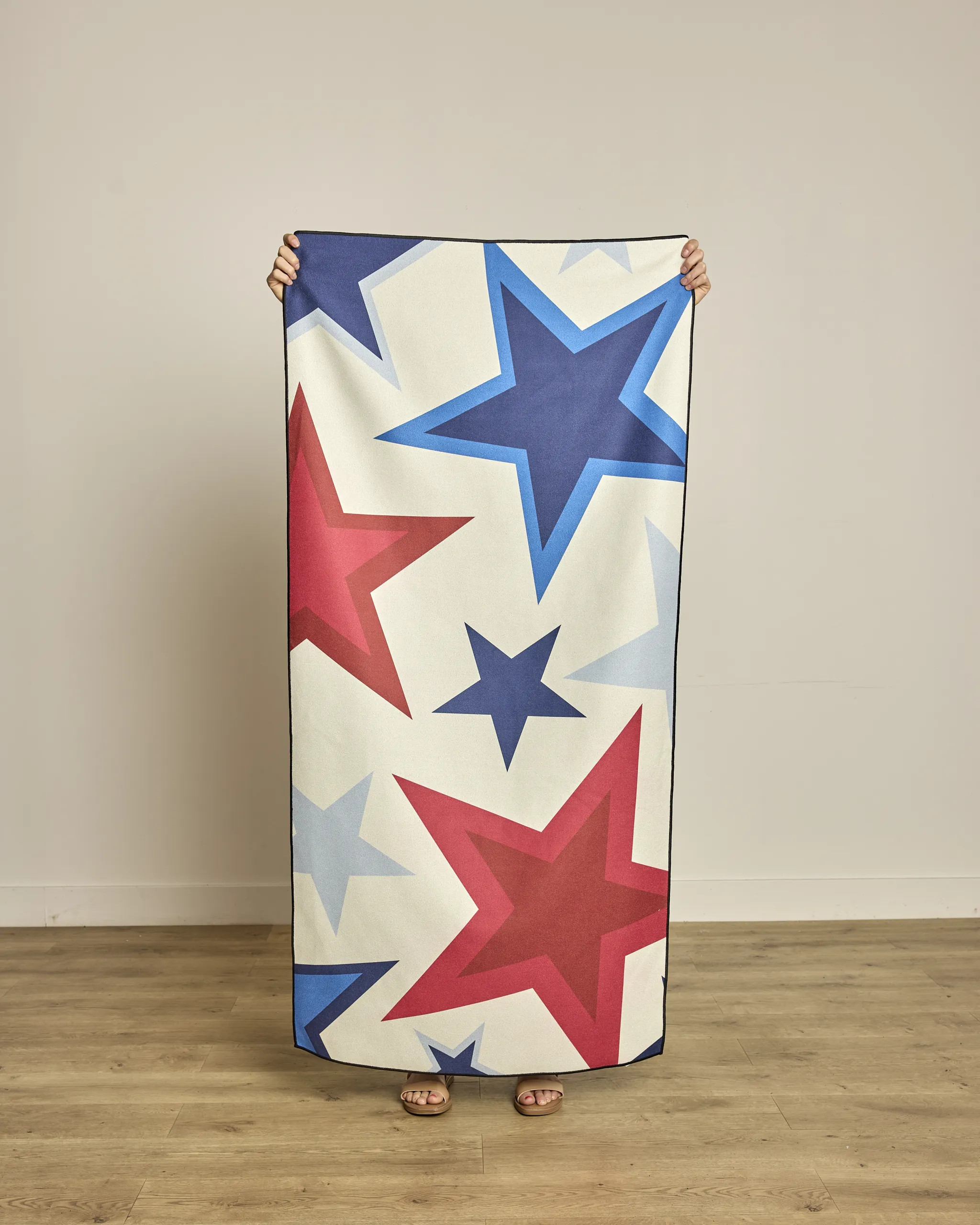 Liberty Stars Micro-loop Beach Towel | Geometry | Geometry