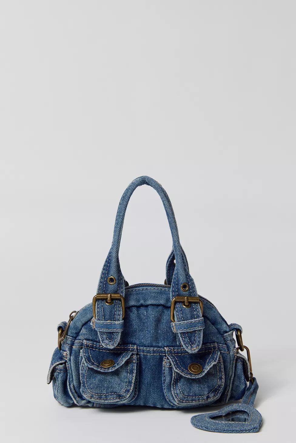 BDG Mini Denim Duffle Crossbody Bag | Urban Outfitters (US and RoW)