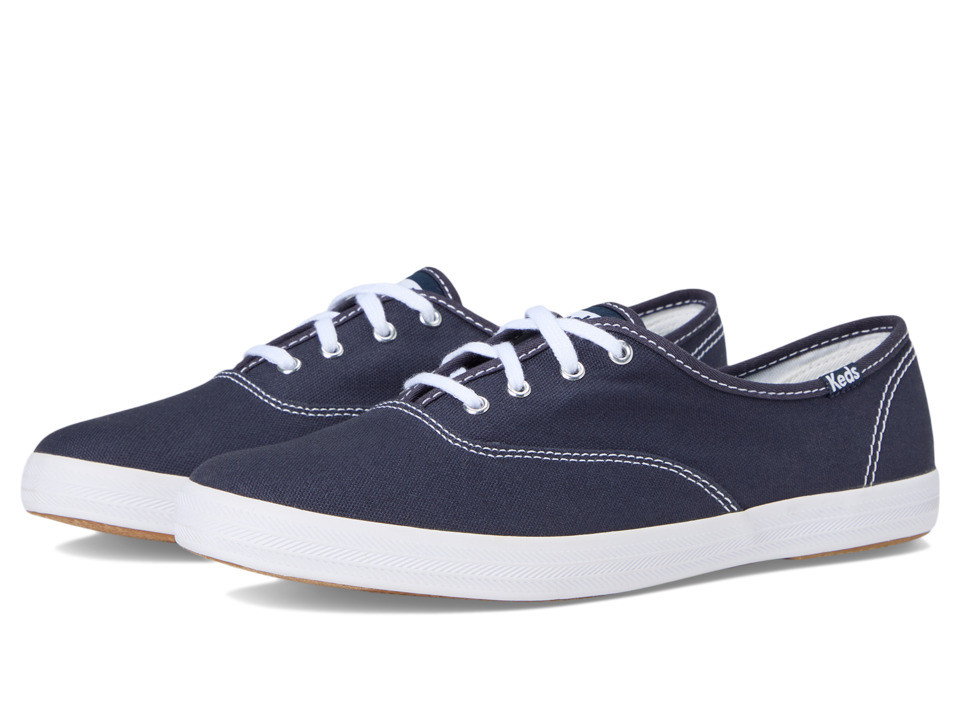 Keds - Champion-Canvas CVO (Navy Canvas) Women's Lace up casual Shoes | Zappos