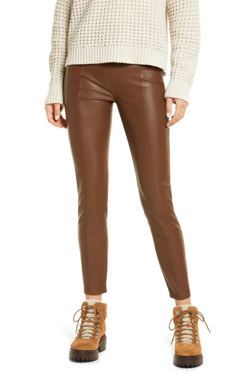 Spitfire Stacked Faux Leather Skinny Pants | Nordstrom | Nordstrom