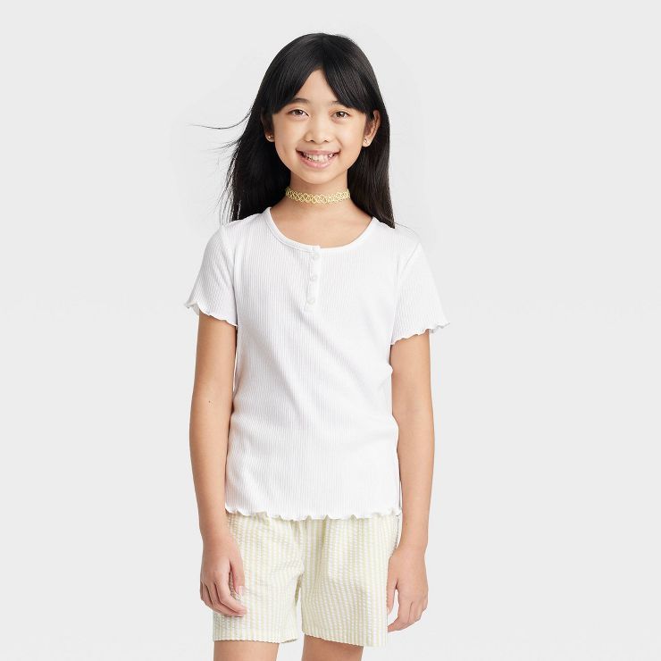 Girls' Henley T-Shirt - art class™ | Target