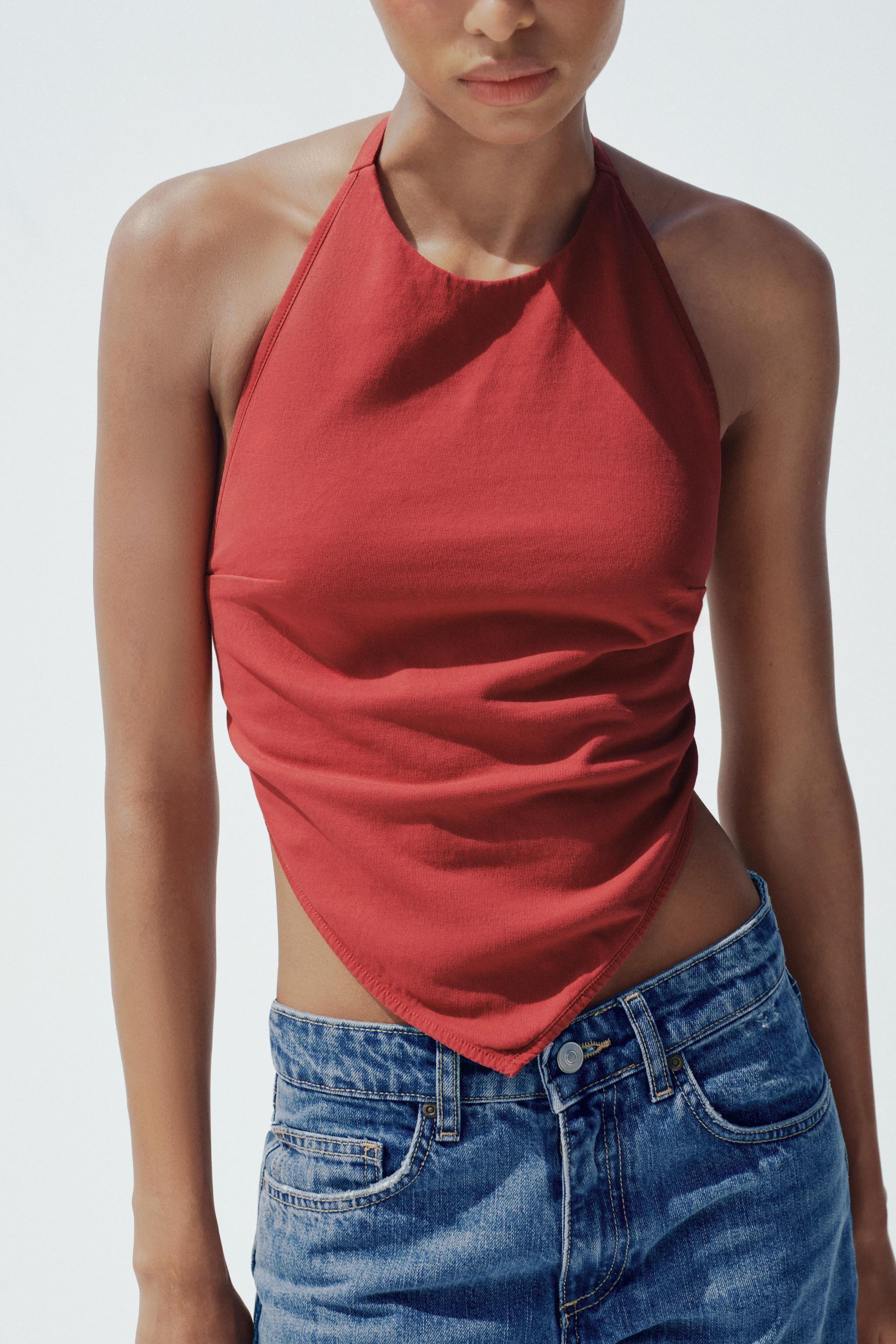 OPEN-BACK HALTER TOP | Zara US