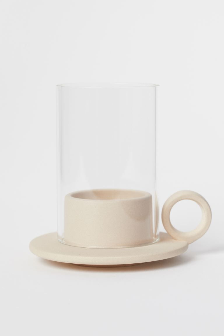 Stoneware Tea Light Holder | H&M (US + CA)