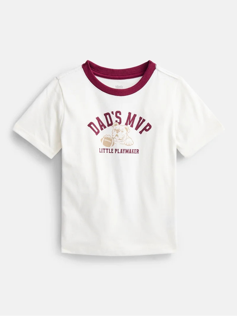 Wonder Nation Toddler Boys Graphic Tee with Short Sleeves, Sizes 18M-5T | Walmart (US)