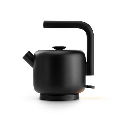 Fellow 1.5L Clyde Electric Tea Kettle Matte Black: Stainless Steel, 1500W, Plastic Lid, Steel Handle, 5.51 lbs, 10.62" Height | Target