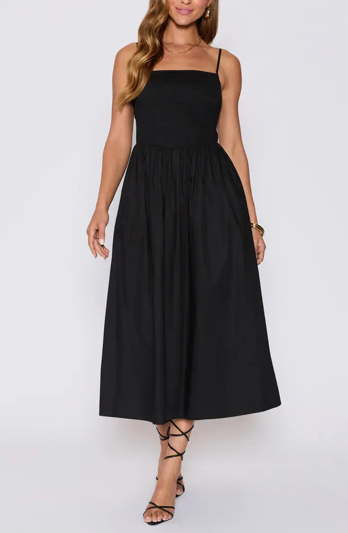 VICI Collection Essential Smocked Cotton Sundress | Nordstrom | Nordstrom