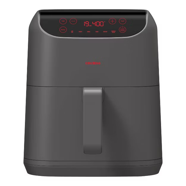 CRUXGG 6-In-1 Digital Touchscreen Countertop Air Fryer - Smoke Gray | Target