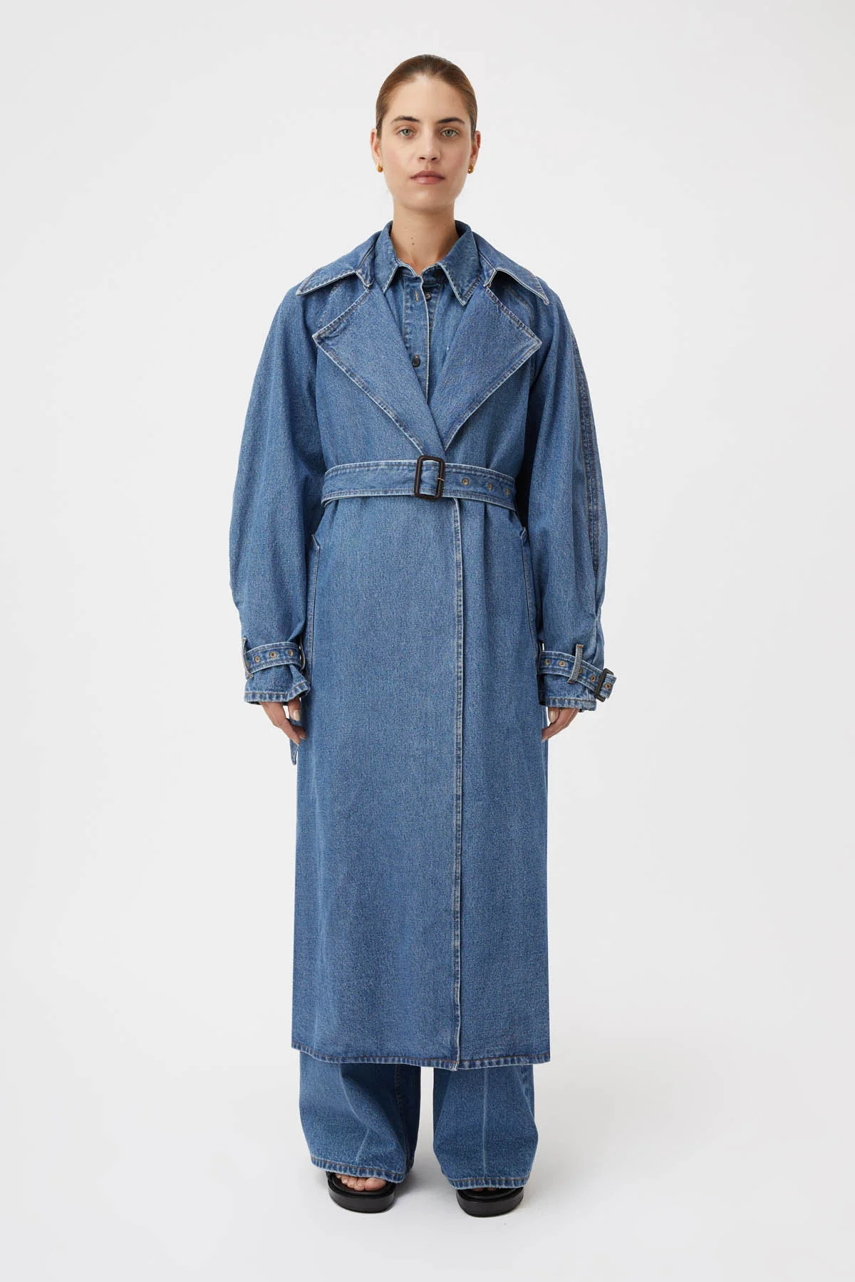 Bea Denim Trench Coat | CAMILLA AND MARC (ANZ)