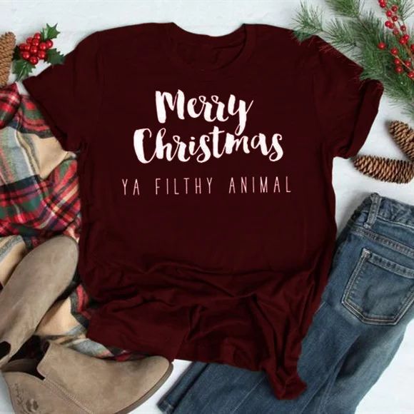 Animal Shirt Funny Christmas Holiday Shirt For Women | Walmart (US)