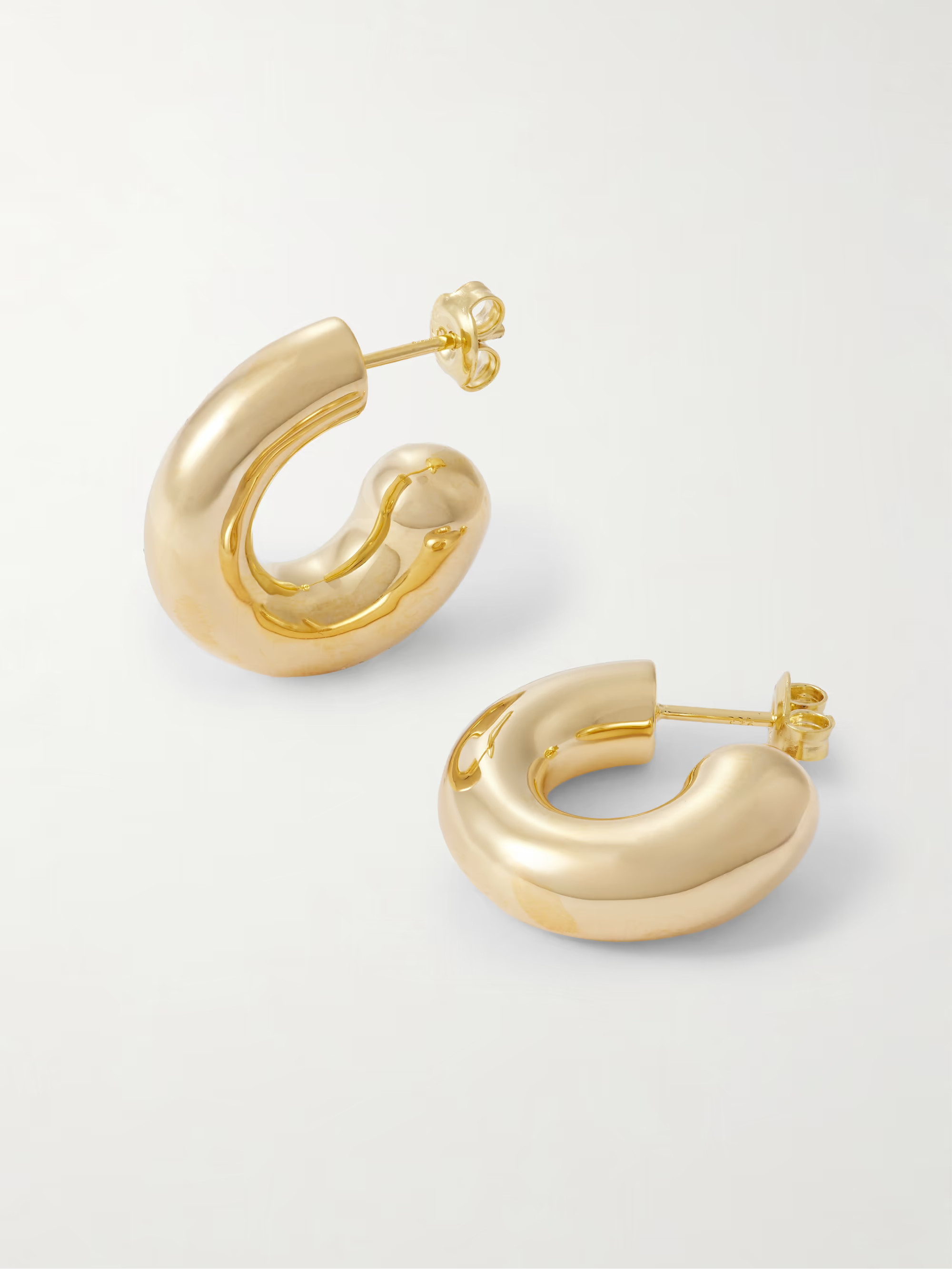 The Rose gold-plated hoop earrings | NET-A-PORTER (UK & EU)