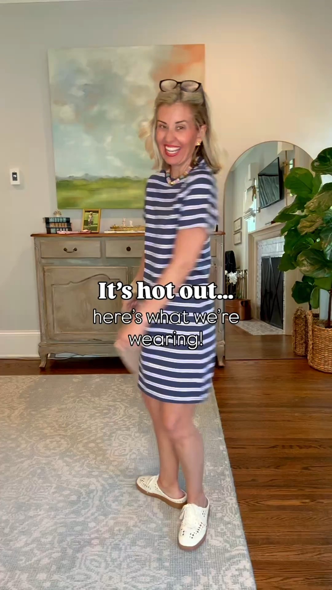 It’s hot out….here’s what we’re wearing! 

T-shirt Dress - small
Linen top - xs
Linen pants - small
Denim dress - small 
Graphic tee - xs
Stripe skirt - 2 
Blue top - xs
Blue shorts - small
Pink tee - medium (size up)
Linen shorts - small

#LTKgrwm #LTKmomlife #LTKdayinmylife