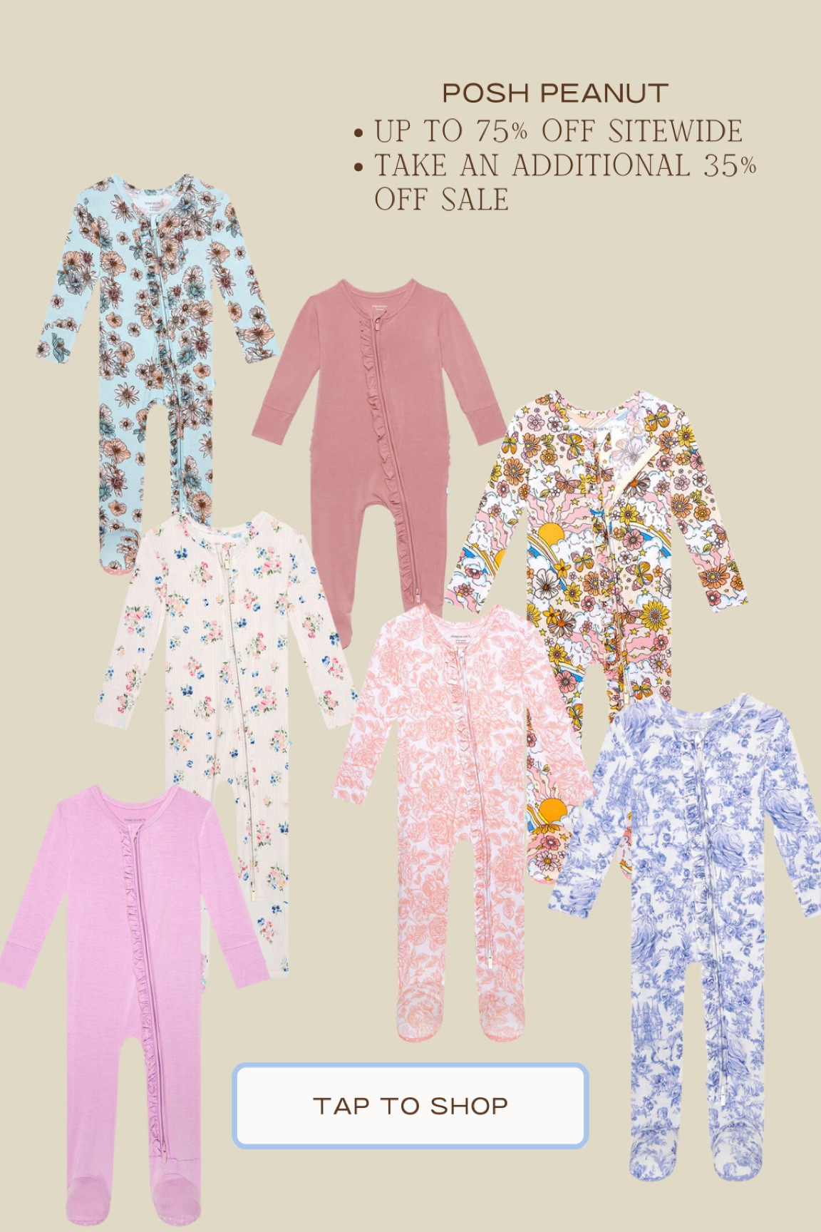 My favorite baby brand Posh Peanut is having an amazing sale this weekend. I am loading my cart as we speak!!

#LTKbaby #LTKunder100 #LTKbump