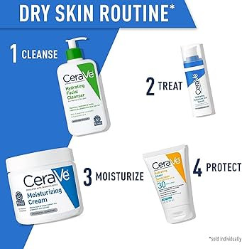 CeraVe Moisturizing Cream | Body and Face Moisturizer for Dry Skin | Body Cream with Hyaluronic A... | Amazon (US)