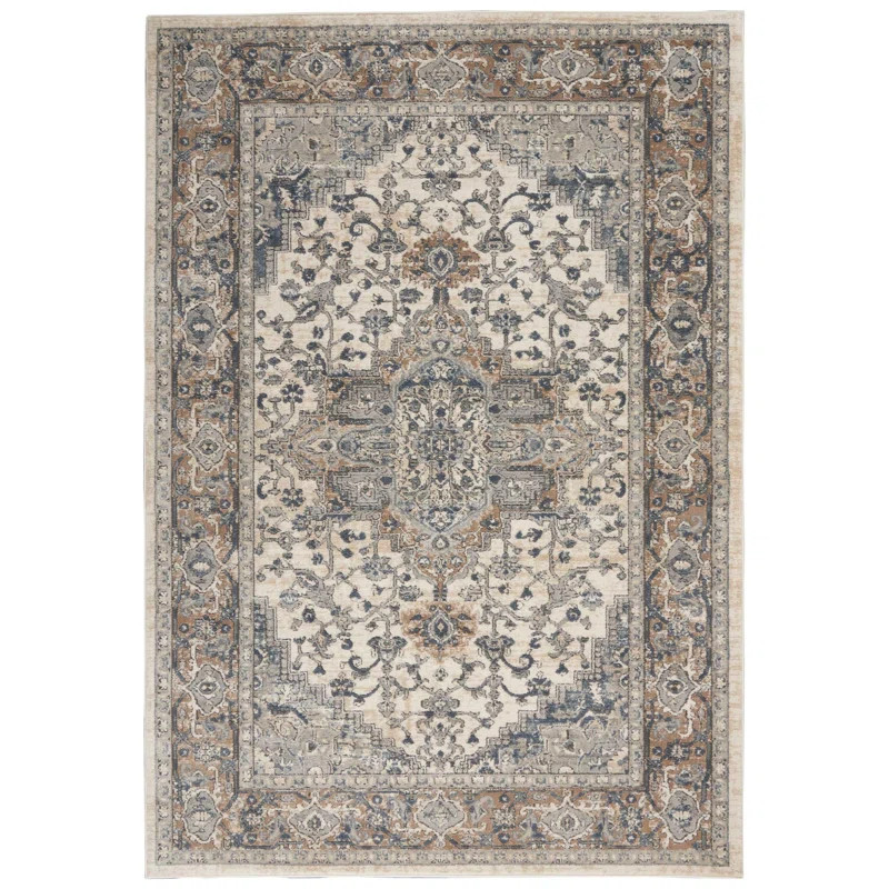Jurado Oriental Ivory/Grey Area Rug | Wayfair North America