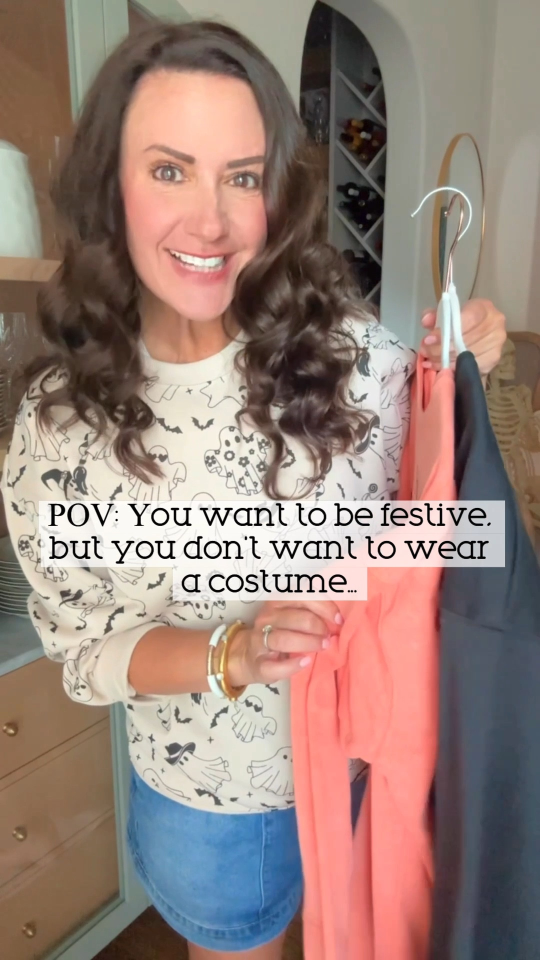 Cutest Halloween sweatshirts that are $13!!! Wearing a medium in the ghost sweatshirt, large in the "Literally Dead" one! Available in sizes XS-XXL.  I also linked $7 tees with many of the same designs! 
.

#LTKParties #LTKHalloween #LTKStyleTip