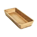 Better Homes & Gardens- Acacia Wood Oval Serving Bowl, Natural Finish Brown | Walmart (US)