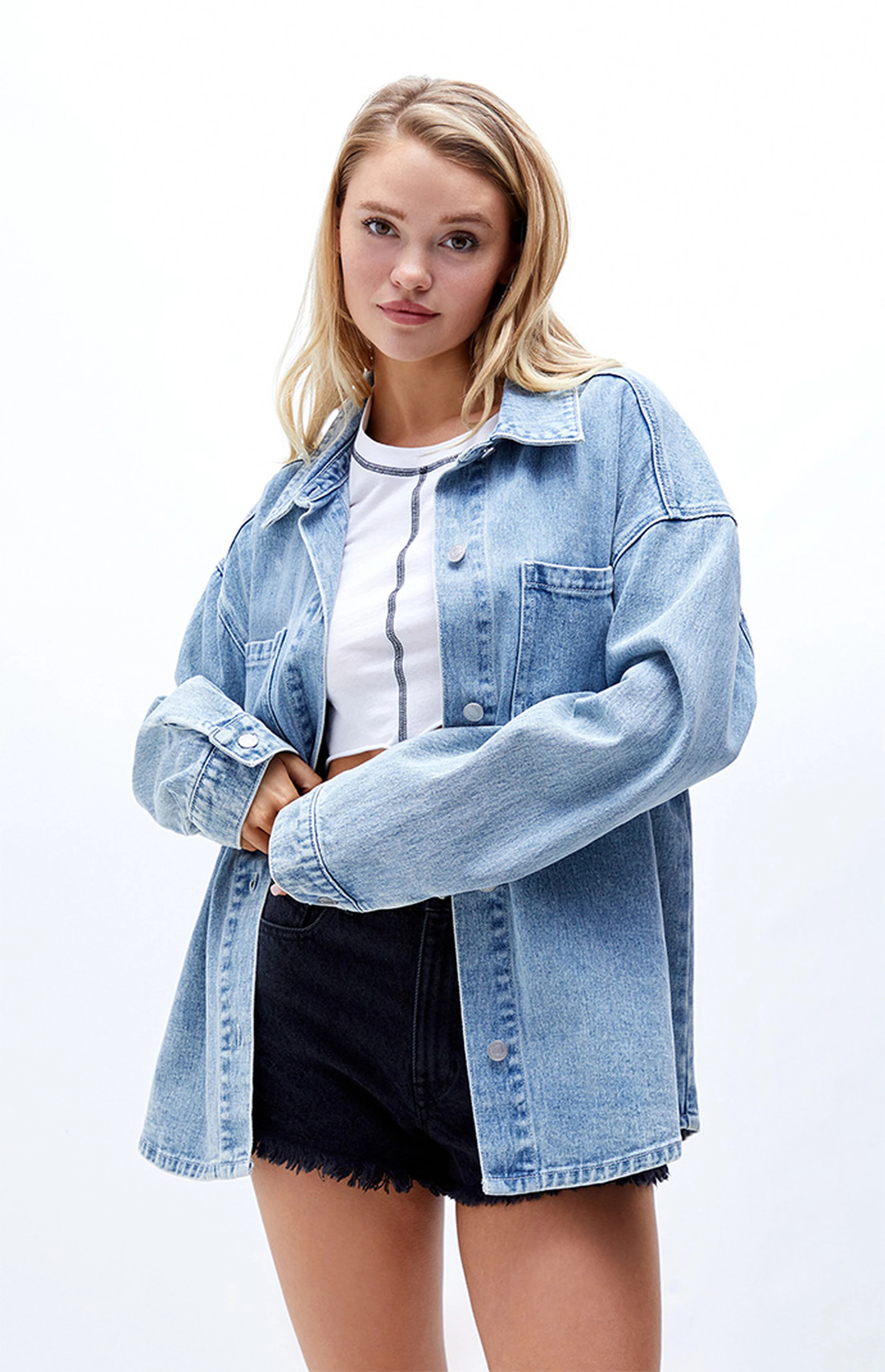 PacSun Blue Denim Shacket | PacSun | PacSun