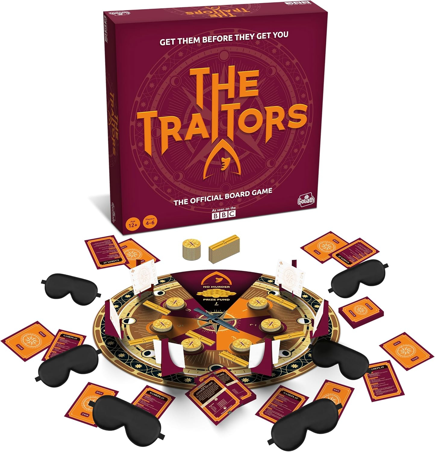 Goliath Games Presents: The Traitors - Official Board Game | Based on the Hit BBC Show | Can the ... | Amazon (UK)