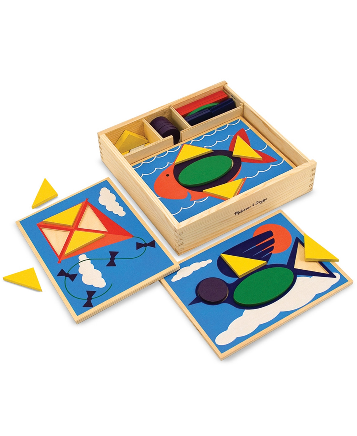 Melissa and Doug Beginner Pattern Blocks | Macy's