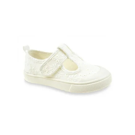 Wonder Nation Toddler Girls Canvas Mary Jane Sneaker | Walmart (US)