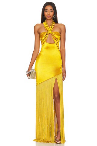 Bronx and Banco Bali Gown in Marigold from Revolve.com | Revolve Clothing (Global)
