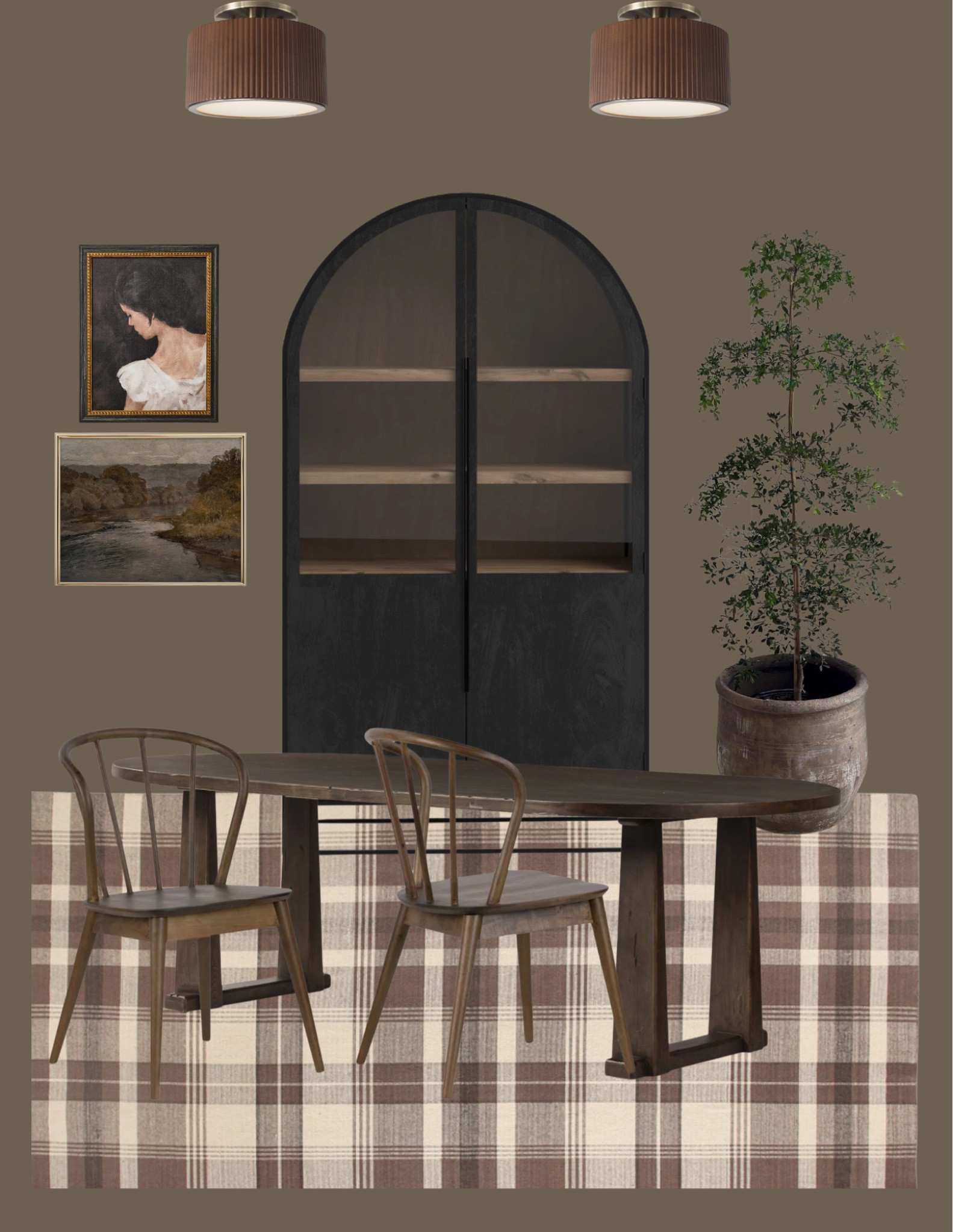 Beautiful moody dining room! 

#LTKHome #LTKStyleTip #LTKItBag