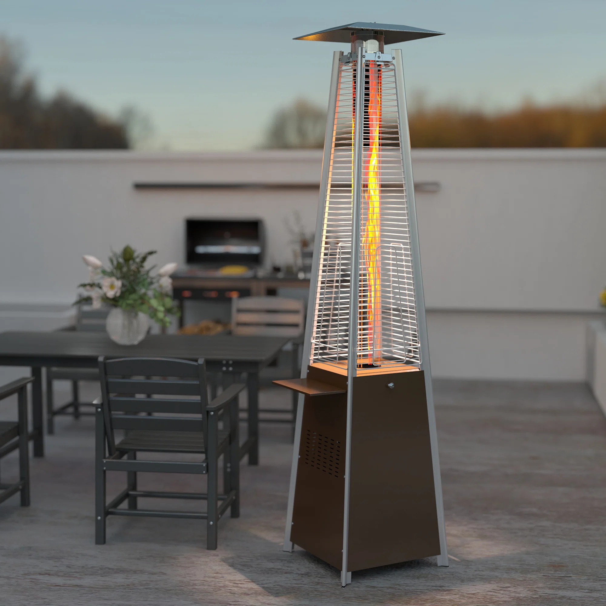 FOOWIN 48000 BTU Propane Standing Patio Heater & Reviews | Wayfair | Wayfair North America