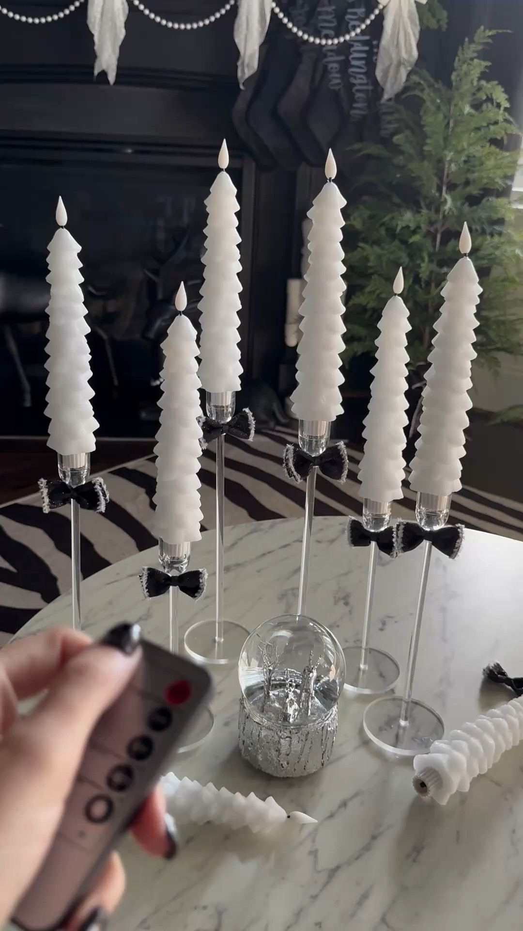 Holiday candles, holiday decor, acrylic candle sticks, glam holiday decor, holiday decor inspiration

#LTKHoliday